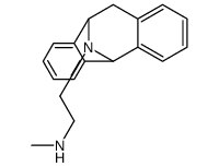 2-(10,11-dihydro-5H-5,10-epiminodibenzo[a,d][7]annulen-12-yl)-N-methylethan-1-amine结构式