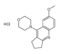 4-(7-methoxy-2,3-dihydro-1H-cyclopenta[b]quinolin-9-yl)morpholine,hydrochloride Structure