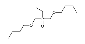 1-[[butoxymethyl(ethyl)phosphoryl]methoxy]butane结构式