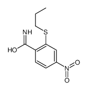 4-nitro-2-propylsulfanylbenzamide结构式