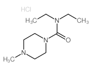 1-Piperazinecarboxamide,N,N-diethyl-4-methyl-, hydrochloride (1:1) picture