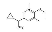 Benzenemethanamine, alpha-cyclopropyl-4-ethoxy-3,5-dimethyl- (9CI) structure