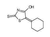 5-Cyclohexylidene-2-thioxo-1,3-thiazolidin-4-one Structure