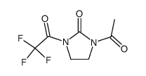 1-acetyl-3-trifluoroacetyl-imidazolidin-2-one Structure