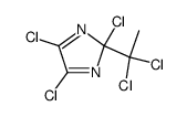 2,4,5-trichloro-2-(1,1-dichloro-ethyl)-2H-imidazole Structure