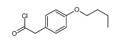 2-(4-butoxyphenyl)acetyl chloride Structure