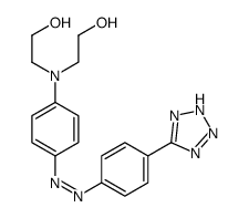 2-[N-(2-hydroxyethyl)-4-[[4-(2H-tetrazol-5-yl)phenyl]diazenyl]anilino]ethanol Structure