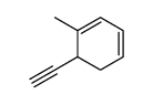 6-ethynyl-1-methylcyclohexa-1,3-diene结构式