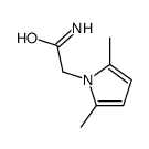 2-(2,5-dimethylpyrrol-1-yl)acetamide Structure