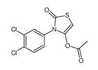 [3-(3,4-dichlorophenyl)-2-oxo-1,3-thiazol-4-yl] acetate结构式