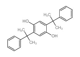 1,4-Benzenediol,2,5-bis(1-methyl-1-phenylethyl)-结构式