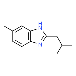 1H-Benzimidazole,5-methyl-2-(2-methylpropyl)-(9CI)结构式