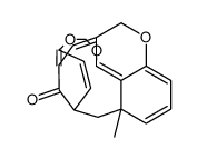 6-methyl-6,12-methano-6H,12H,13H-benzopyran(4,3-d)benzodioxocin-13-one结构式