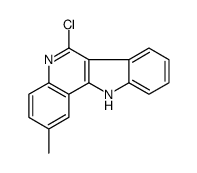 6-chloro-2-methyl-11H-indolo[3,2-c]quinoline结构式