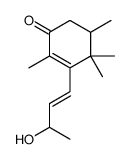 3-(3-Hydroxy-1-butenyl)-2,4,4,5-tetramethyl-2-cyclohexen-1-one structure