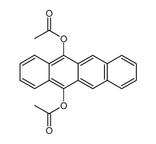 tetracene-5,12-diyl diacetate结构式