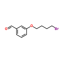 3-(4-Bromobutoxy)benzaldehyde结构式