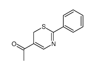 1-(2-phenyl-6H-1,3-thiazin-5-yl)ethanone结构式