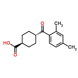 trans-4-(2,4-Dimethylbenzoyl)cyclohexanecarboxylic acid图片