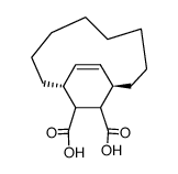 bicyclo[8.2.2]tetradec-11-ene-13,14-dicarboxylic acid结构式