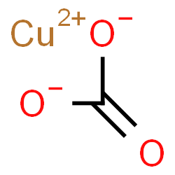 carbonic acid, copper salt structure