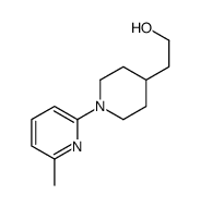 4-Piperidineethanol,1-(6-methyl-2-pyridinyl)-(9CI)结构式