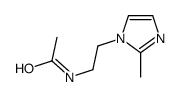 N-[2-(2-METHYL-1H-IMIDAZOL-1-YL)ETHYL]-ACETAMIDE structure