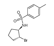 N-(2-bromocyclopentyl)-4-methylbenzenesulfonamide结构式