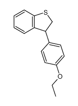 3-(4-ethoxyphenyl)-2,3-dihydrobenzo[b]thiophene结构式