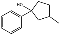 Cyclopentanol, 3-methyl-1-phenyl- Structure