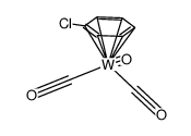 W(CO)3(η6-C6H5Cl)结构式