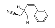 (1S)-1-endo-Cyano-1a,7b-dihydro-1H-cyclopropa[a]naphthalene结构式