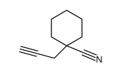 1-PROP-2-YNYL-CYCLOHEXANECARBONITRILE Structure