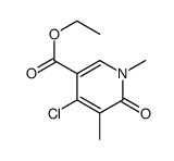 4-氯-1,5-二甲基-6-氧-1,6-二氢-吡啶-3-羧酸乙酯结构式