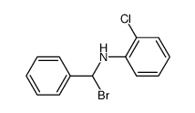 N-(α-bromo-benzyl)-2-chloro-aniline结构式