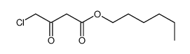 hexyl 4-chloro-3-oxobutanoate Structure