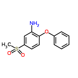 5-(Methylsulfonyl)-2-phenoxyaniline结构式