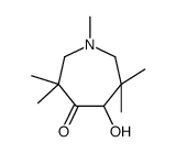 5-hydroxy-1,3,3,6,6-pentamethylazepan-4-one结构式