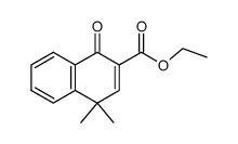 ethyl 4,4-dimethyl-1-oxo-1,4-dihydronaphthalene-2-carboxylate Structure