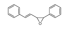 2-phenyl-3-(2-phenylethenyl)oxirane Structure