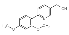 [6-(2,4-dimethoxyphenyl)pyridin-3-yl]methanol Structure