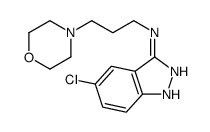 5-chloro-N-(3-morpholin-4-ylpropyl)-1H-indazol-3-amine Structure