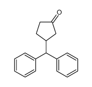 3-benzhydrylcyclopentan-1-one Structure