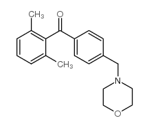 2,6-DIMETHYL-4'-MORPHOLINOMETHYL BENZOPHENONE Structure