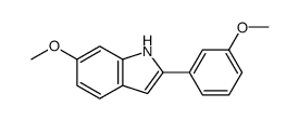 6-methoxy-2-(3-methoxyphenyl)-1H-indole Structure