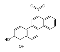 1,2-dihydro-1,2-dihydroxy-6-nitrochrysene Structure