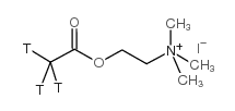 ACETYLCHOLINE IODIDE, [ACETYL-3H] Structure