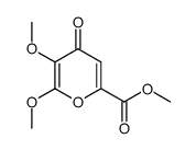 5,6-dimethoxy-4-oxo-4H-pyran-2-carboxylic acid methyl ester Structure