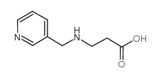 3-(pyridin-3-ylmethylamino)propanoic acid结构式