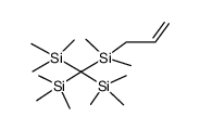 ((allyldimethylsilyl)methanetriyl)tris(trimethylsilane)结构式